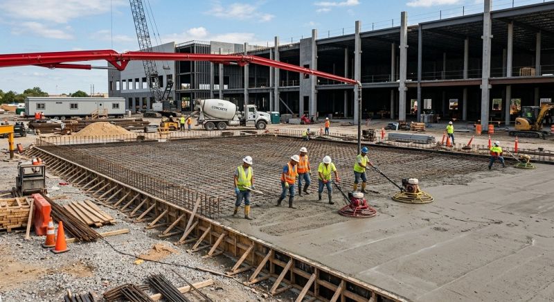 Commercial Slab Construction in Grand Rapids, MI