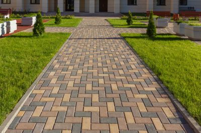 Patio Brick Installation in Boston, MA